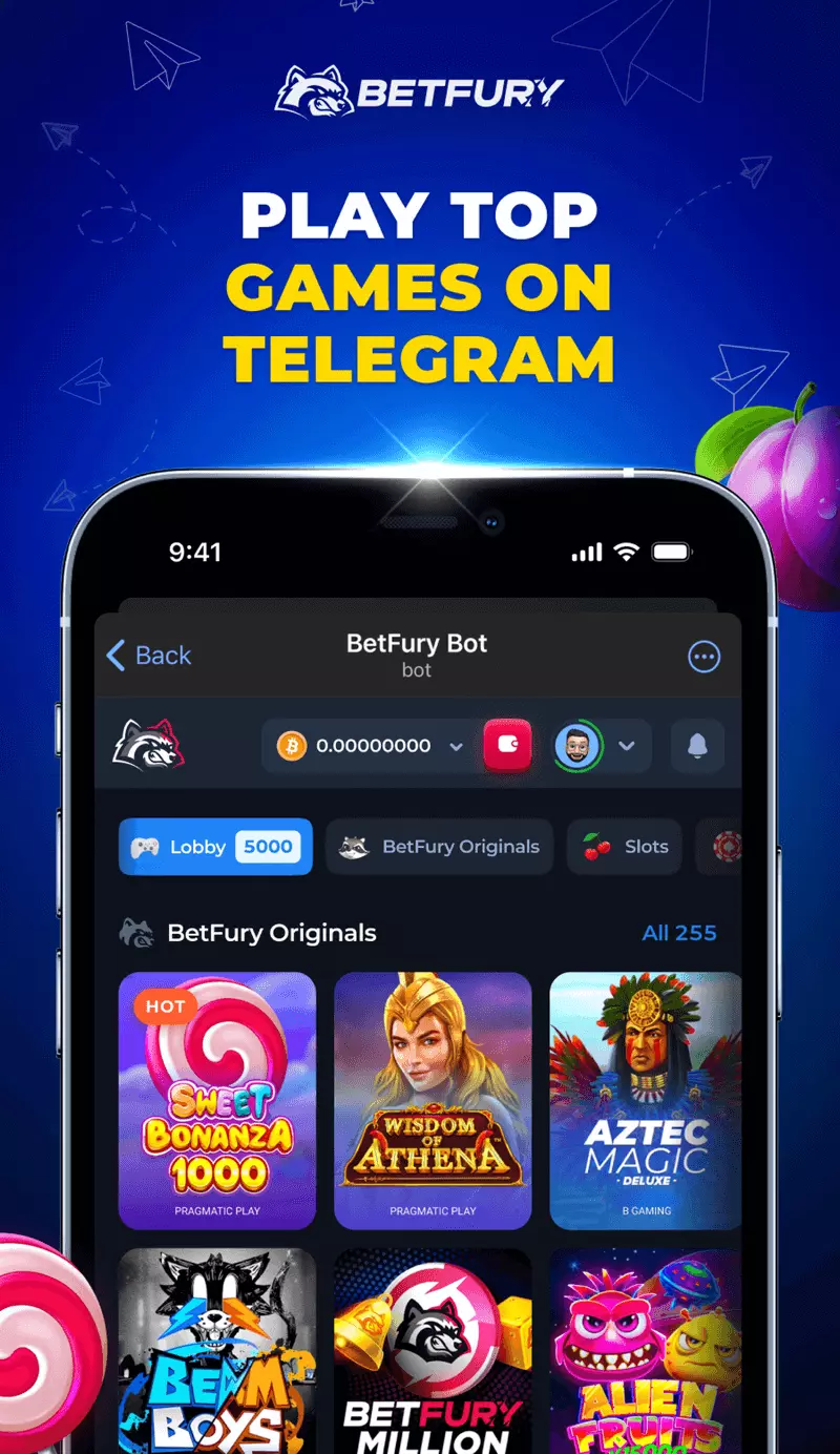 Скриншот игры Betfury Telegram 0