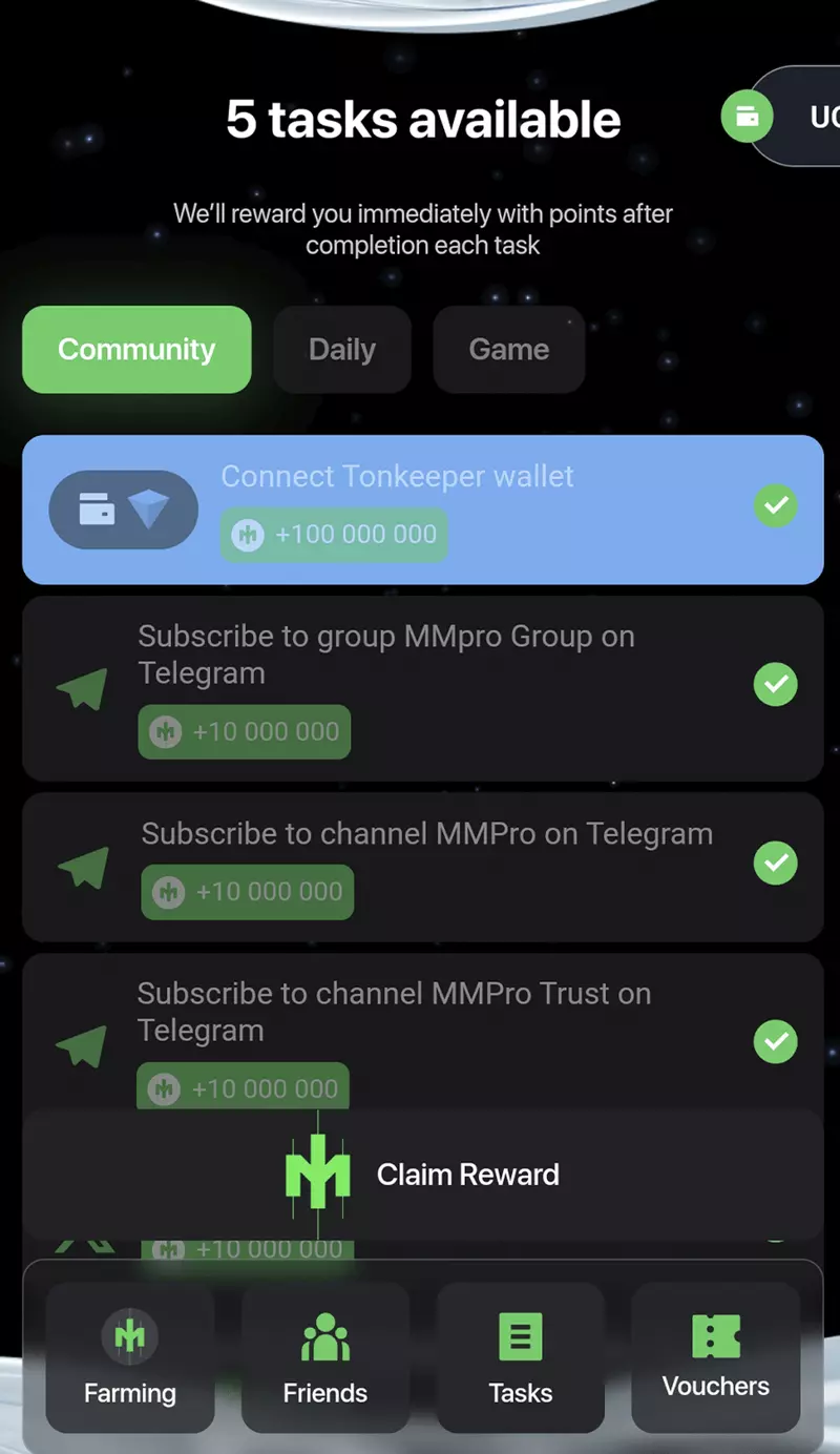 Screenshot Bump Telegram Game 2