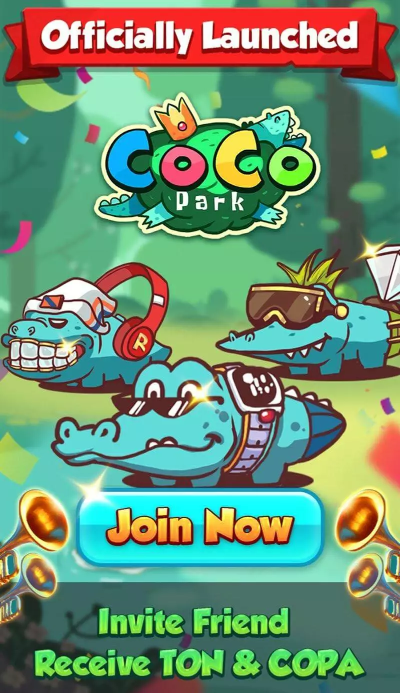 Скриншот игры Coco Park Telegram 0