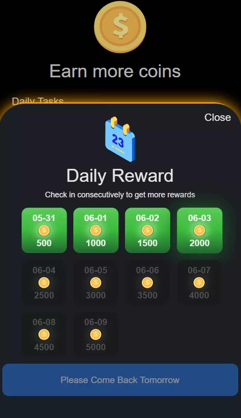 Скриншот Fastx Telegram Game 0