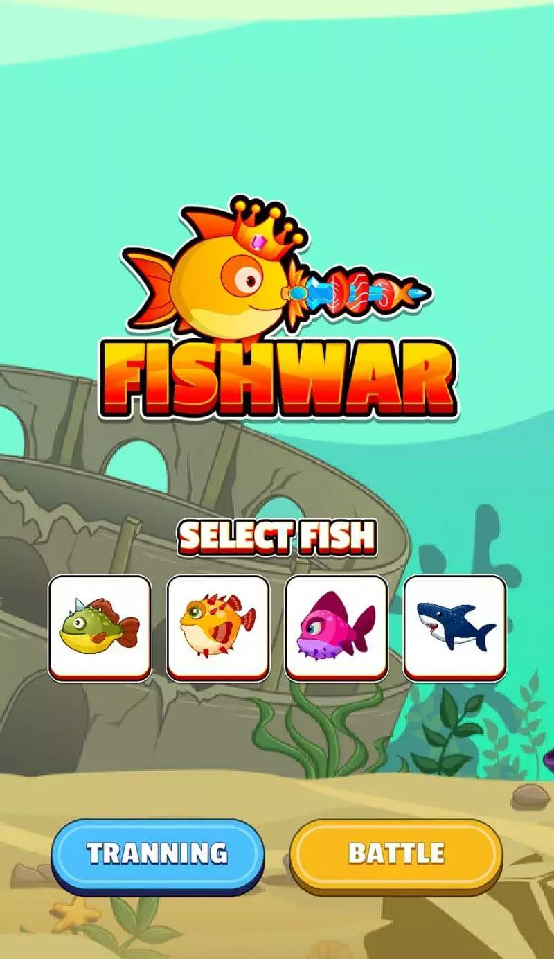 Скриншот игры Fishwar Telegram 0