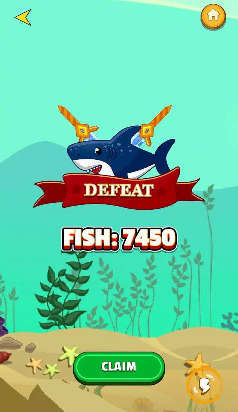 Скриншот игры Fishwar Telegram 2