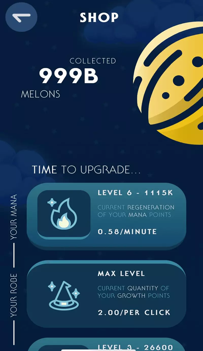 Скриншот игры Melonia Telegram 2