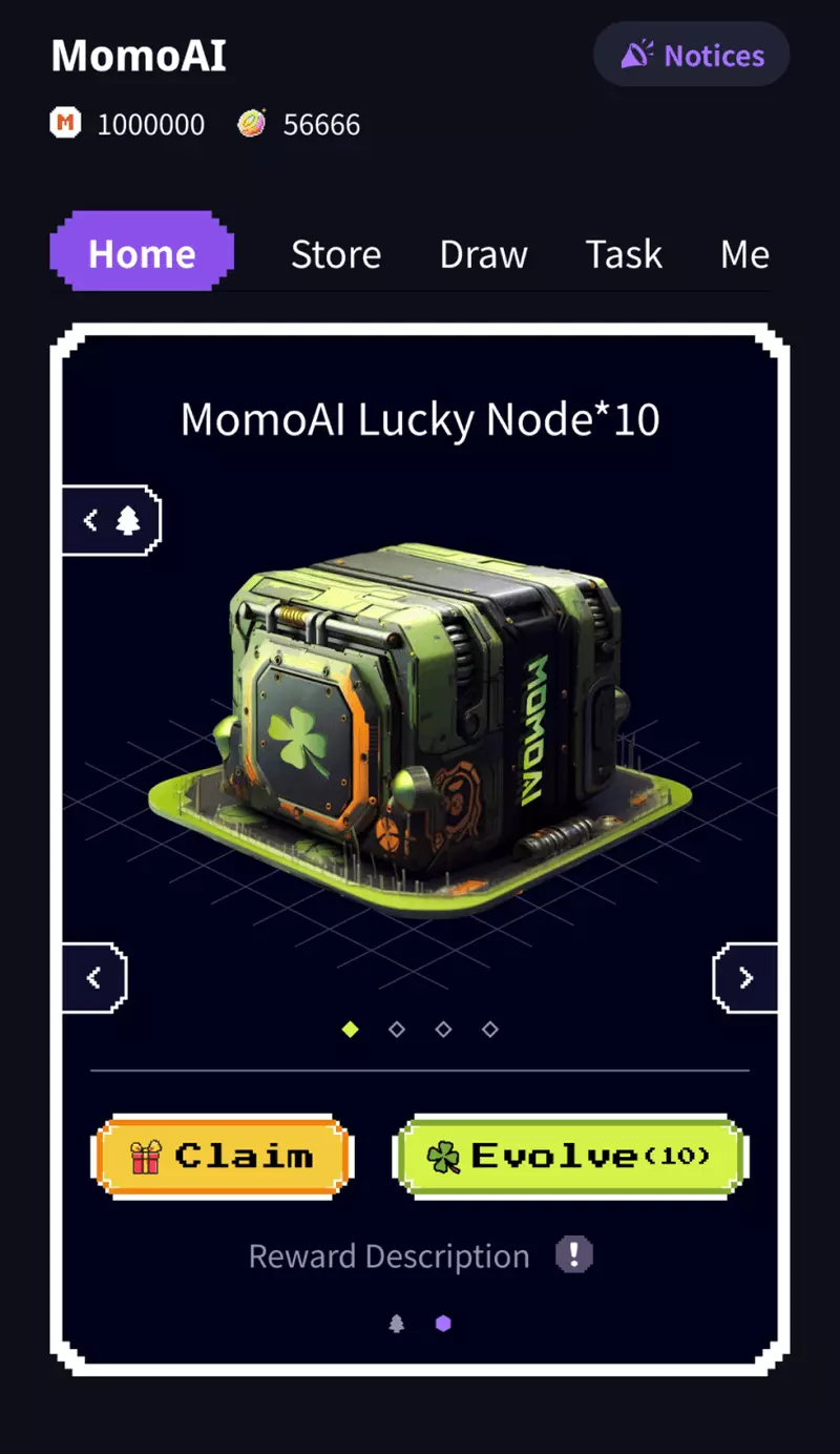 Screenshot Momoai Telegram Game 1