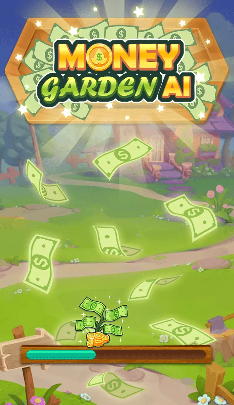 Скриншот игры Money Garden Ai Telegram 0