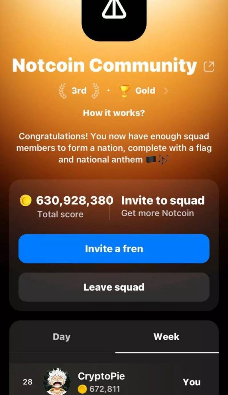 Screenshot Notcoin Telegram Game 3