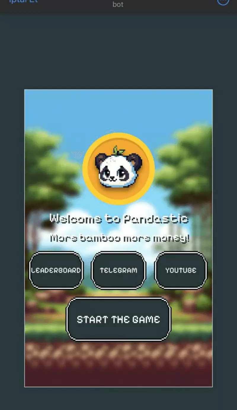 Screenshot Pandastic Telegram Game 0