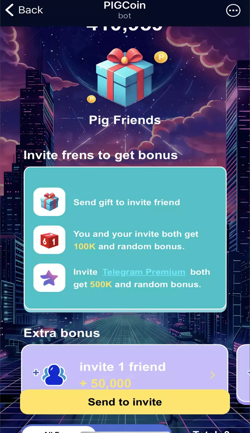 Screenshot Pigcoin Telegram Game 3