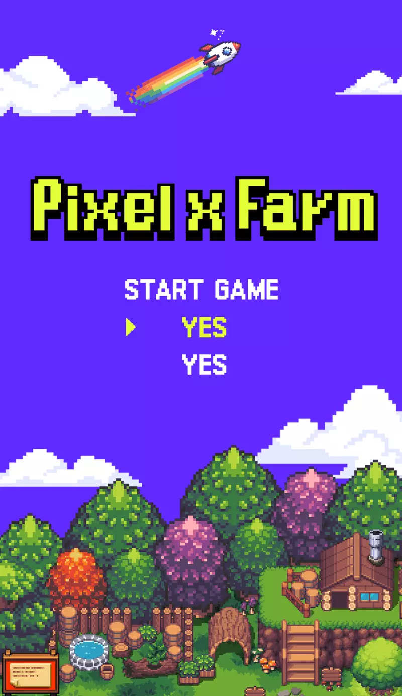 Скриншот игры Pixel X Farm Telegram 0