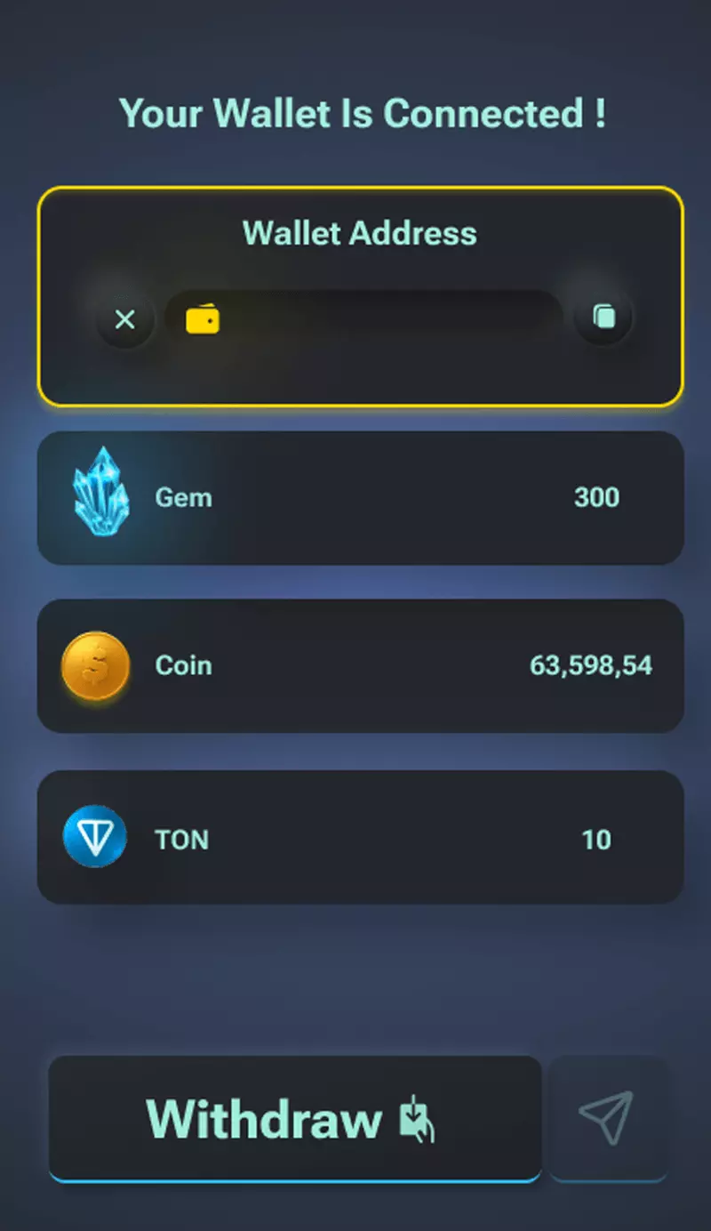 Screenshot Racoin App Telegram Game 3