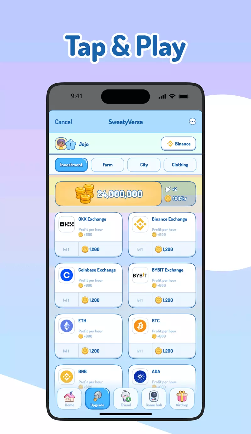 Скриншот игры Sweetyverse Telegram 1