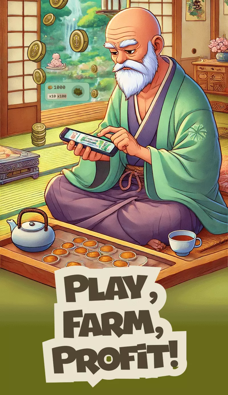 Скриншот игры Tea Farm Telegram 0