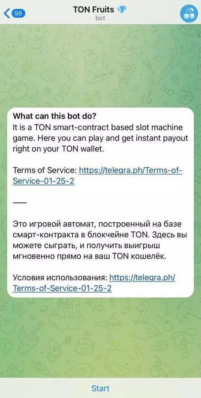 Screenshot Ton Fruits Telegram Game 0