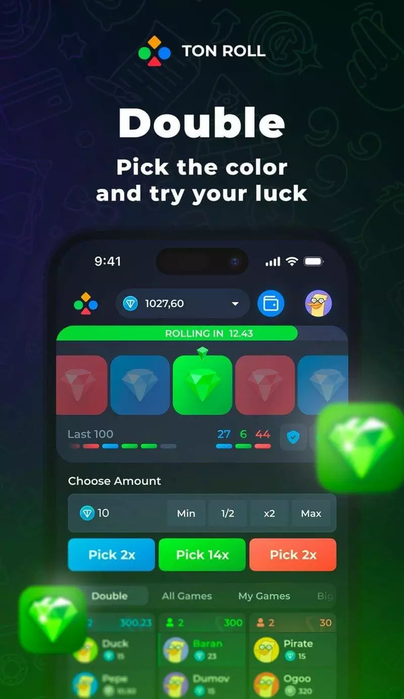 Screenshot Ton Roll Telegram Game 2