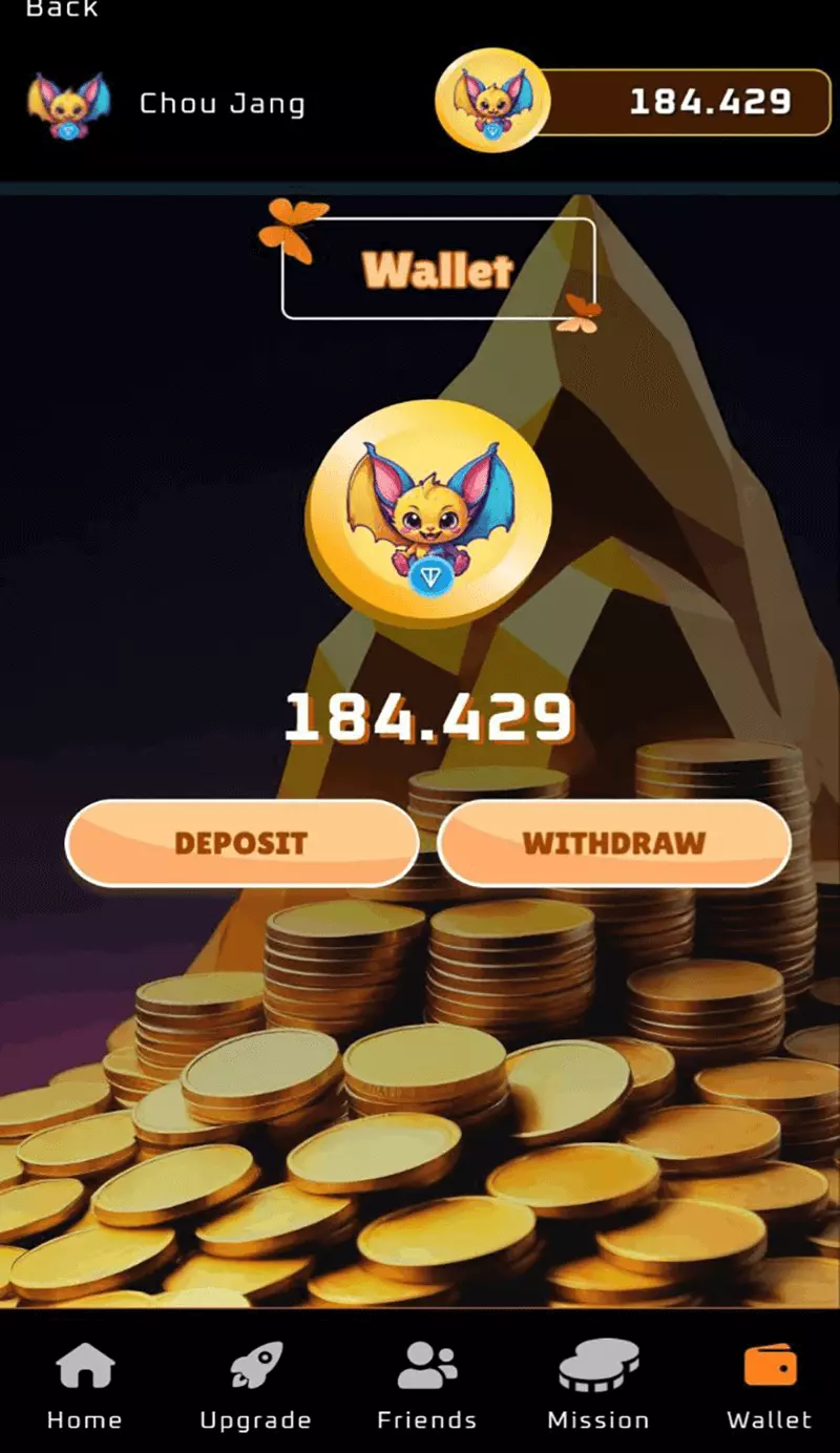 Screenshot Tonbat Miner Telegram Game 1