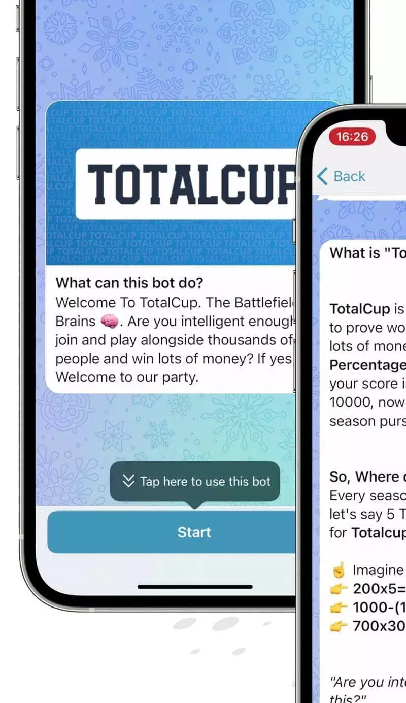 Screenshot Totalcup Telegram Game 0