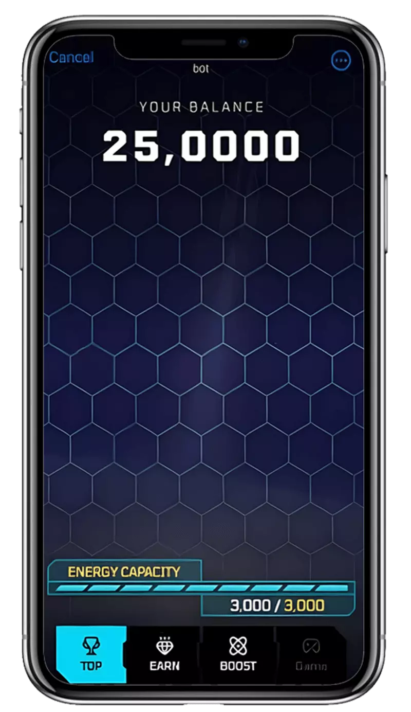 Screenshot Virtual Space App Telegram Game 0